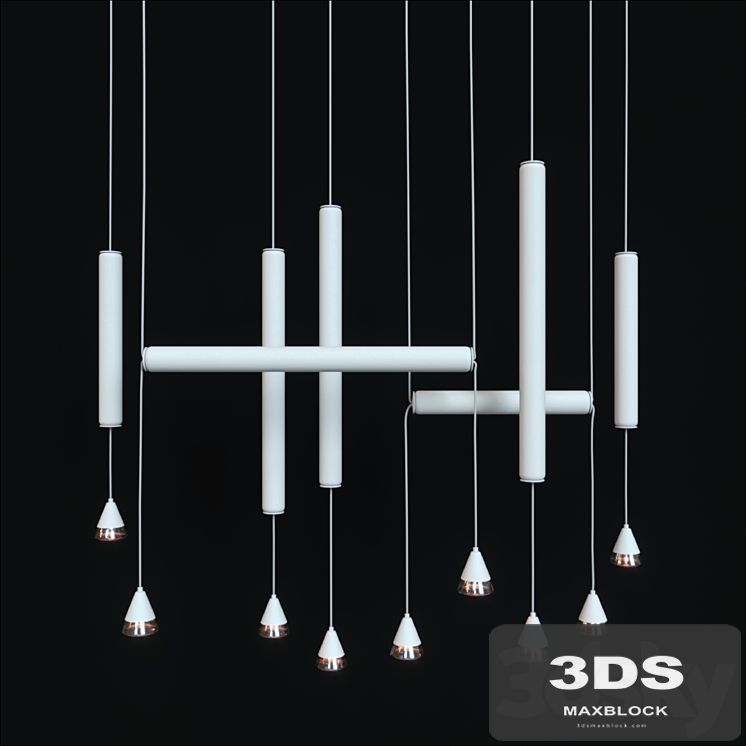 Pendant lamp BROKIS PURO WHITE
