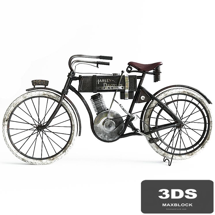 Motorbike Harley-Davidson in 1906