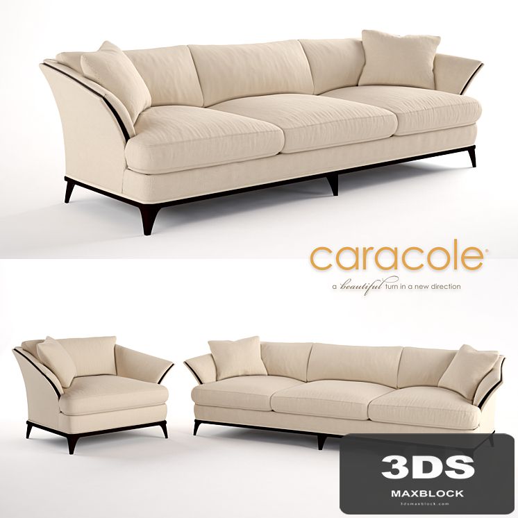 A SIMPLE LIFE chair and sofa by Caracole
