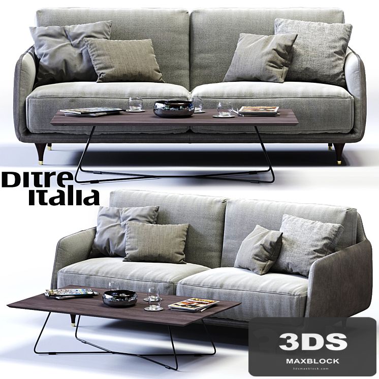Ditre Italia ELLIOT 2-er Maxi Sofa