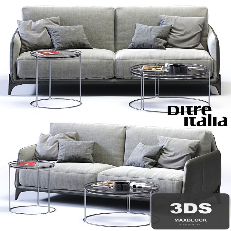 Ditre Italia ELLIOT 3-er Sofa