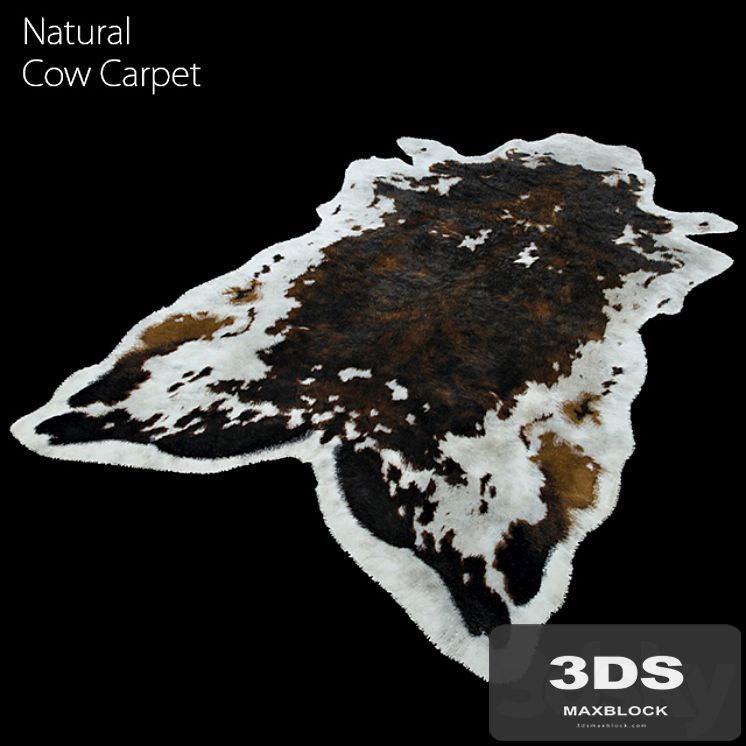 natural cow carpet