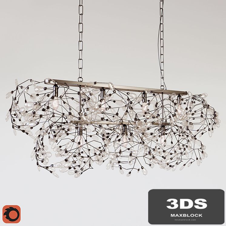 BELLA CRYSTAL RECTANGULAR CHANDELIER