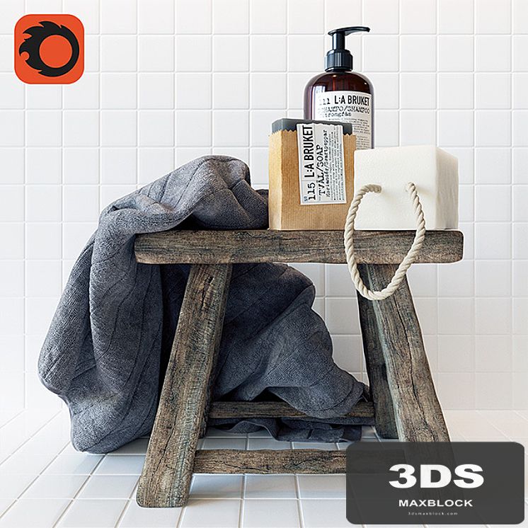 Rustic Bathroom Set