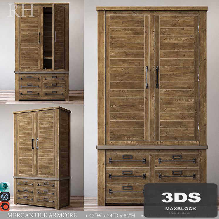 MERCANTILE ARMOIRE