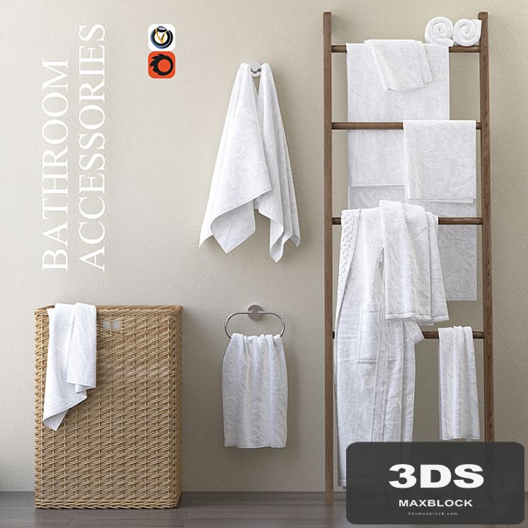 A set of towels for the bathroom m30