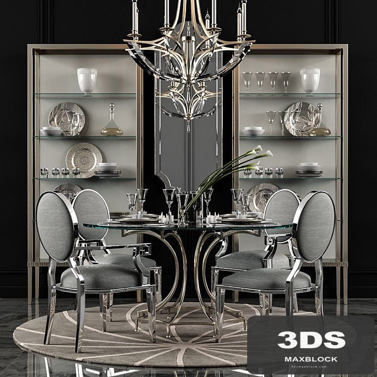 Miramont Round Dining Table (Bernhardt)
