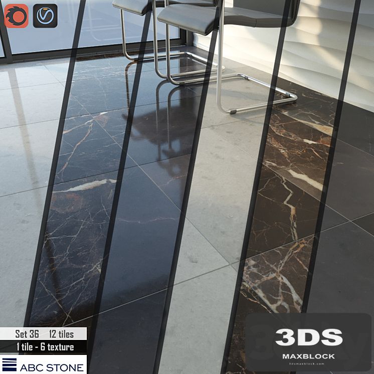 ABC stone Set 36