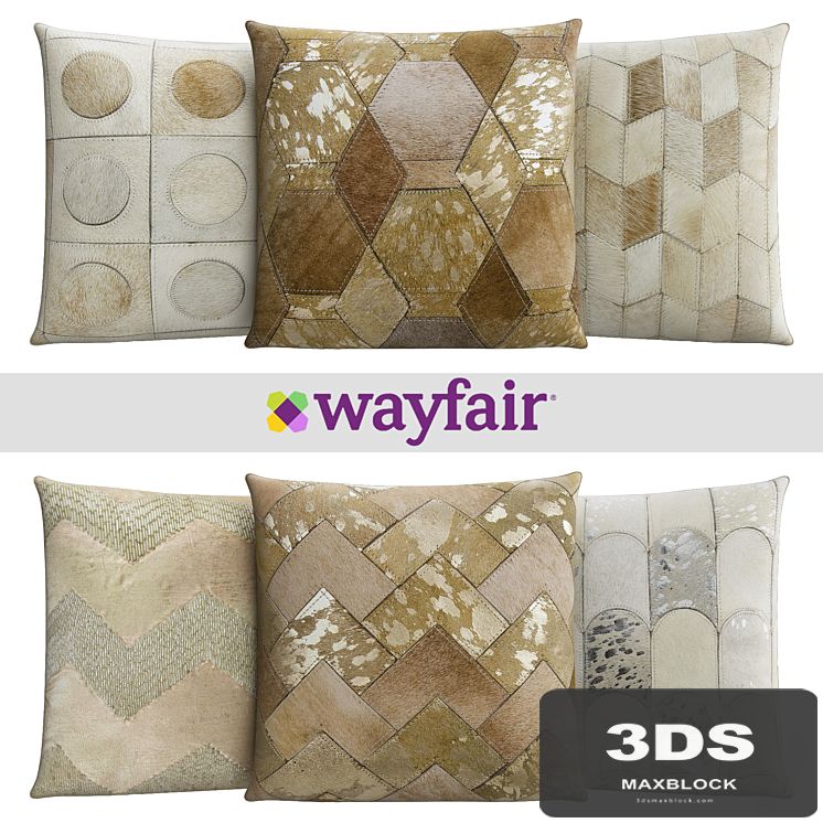 Decorative pillows from Wayfair shop