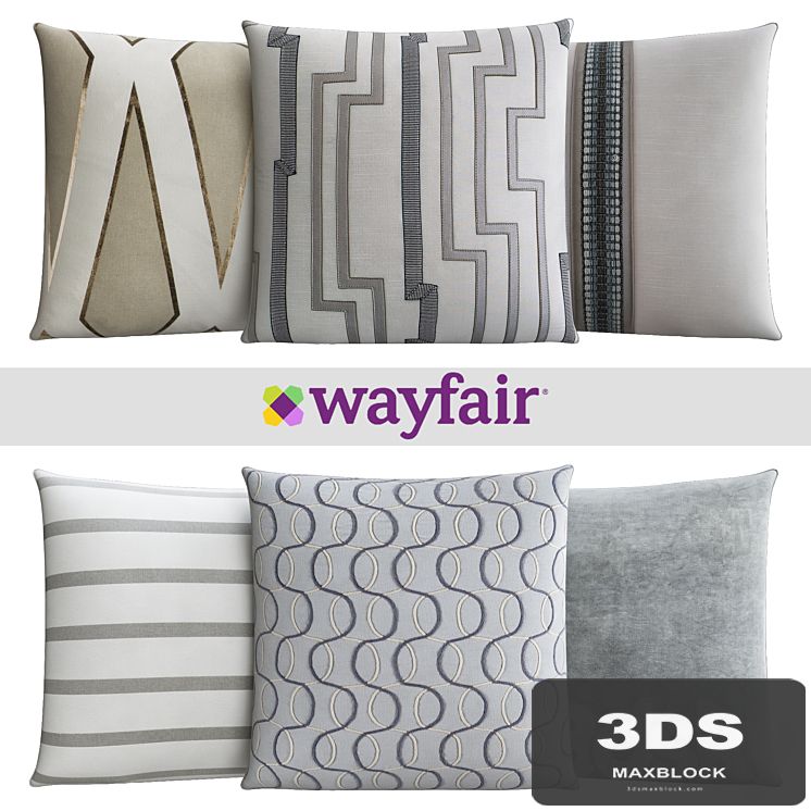 Decorative pillows from Wayfair shop