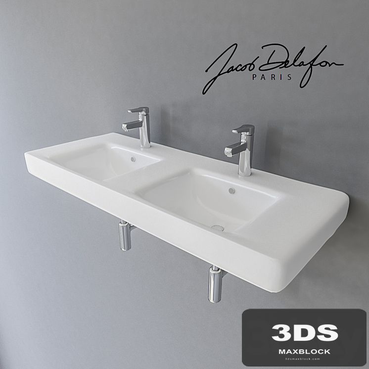 Double sink Jacob Delafon Odeon Up