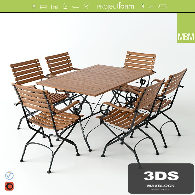 BRAZIL Table & Chair by MBM