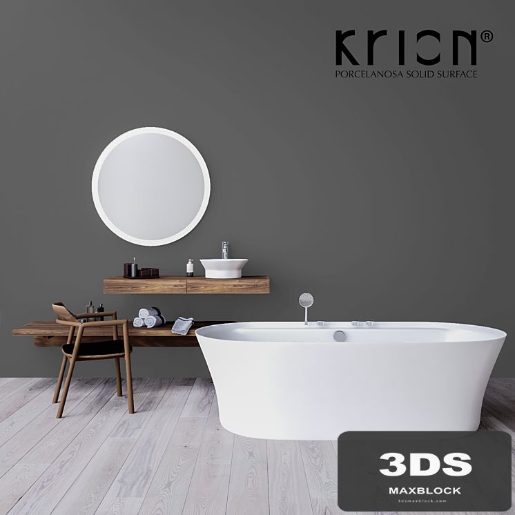 Krion Tono Bathroom set