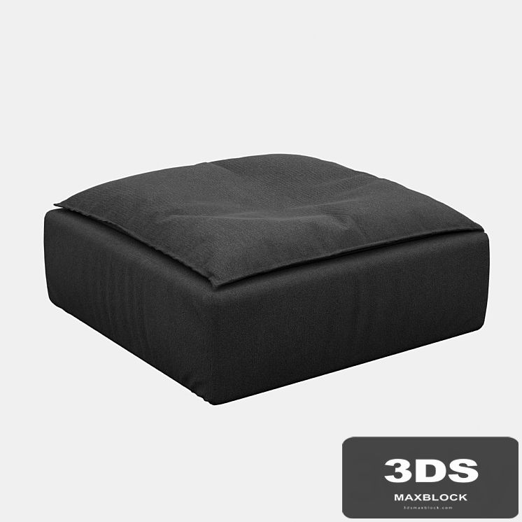 Poof Contemporary ottoman PAPEETE