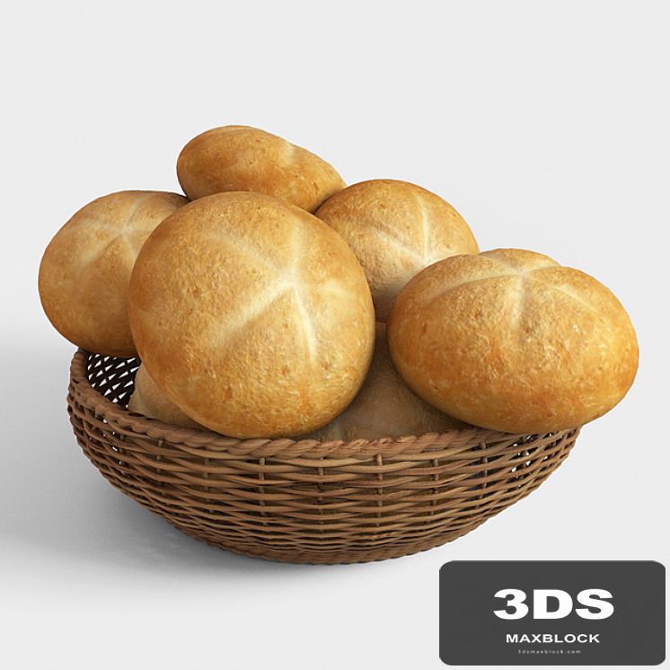 Basket with buns
