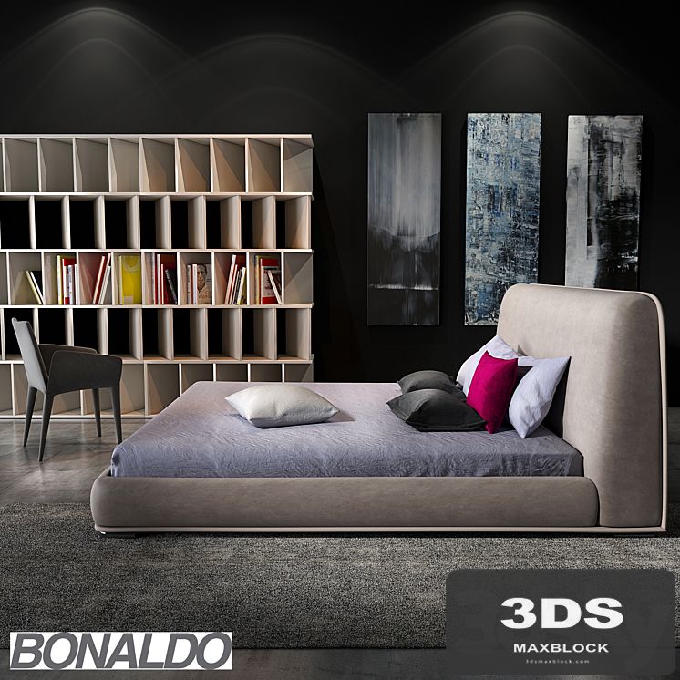 Bonaldo Amos alto bed