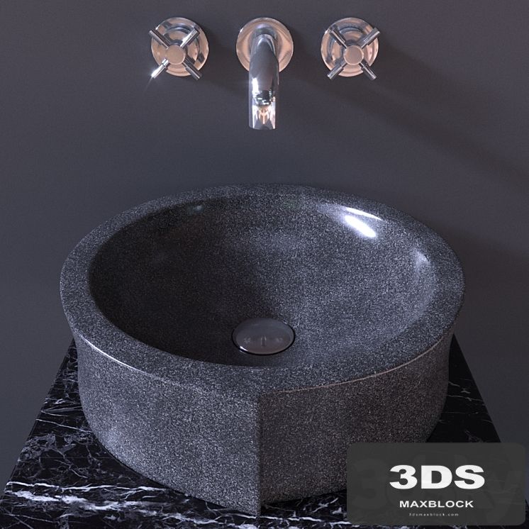Sink Bathroom Sheerdecor Vela Marengo