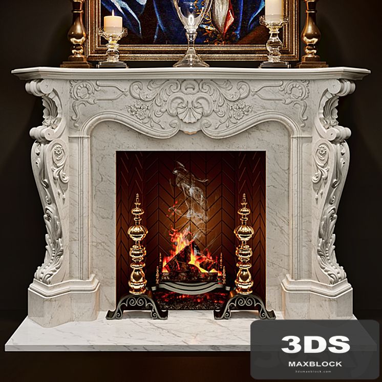 Antique Rococo Fireplaces - Louis XV