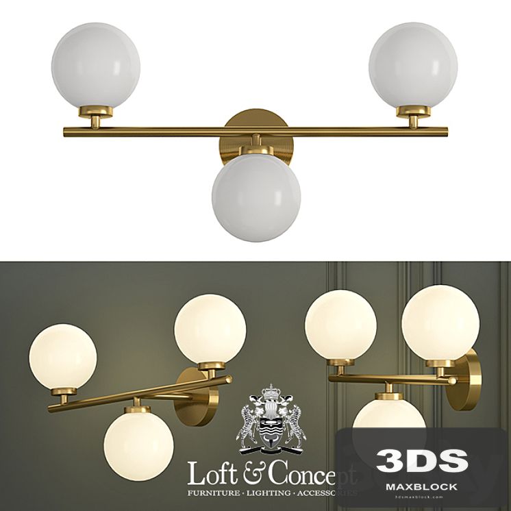 Sconce Wall Lamp Bubble Chandelier Triple