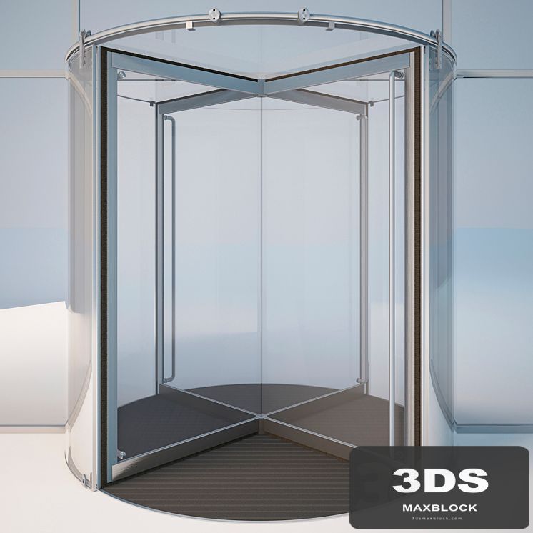 Revolving door Dorma KTV atrium