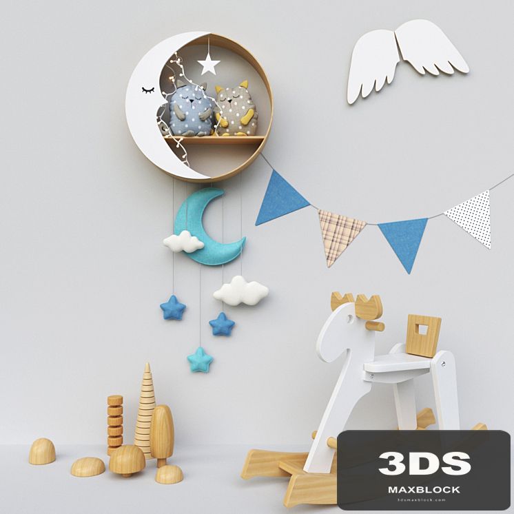 Toys, decor for children