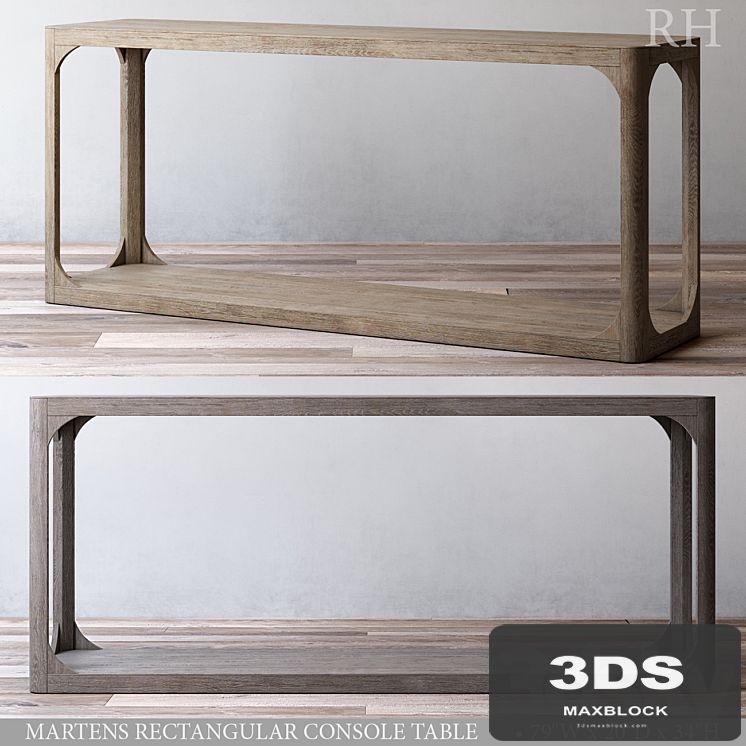 MARTENS RECTANGULAR CONSOLE TABLE