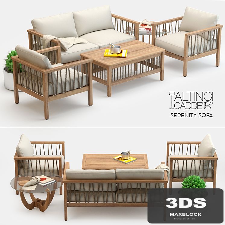Altinci Cadde Serenity Garden Sofa Set