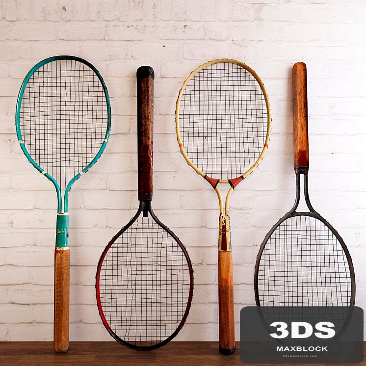 Dayton 1920s Metal Tennis Rackets