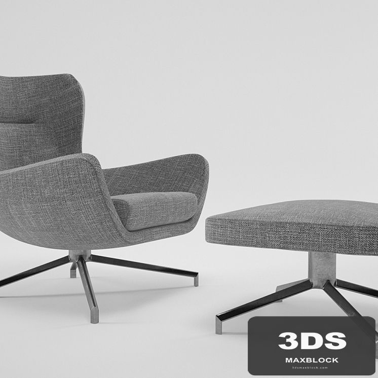 minotti jensen armchair