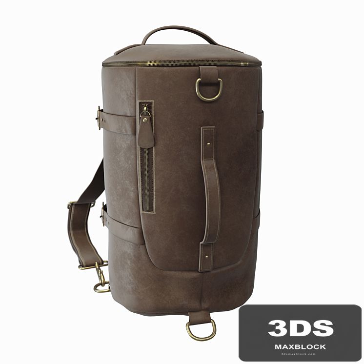 Vintage Leather Travel Backpack