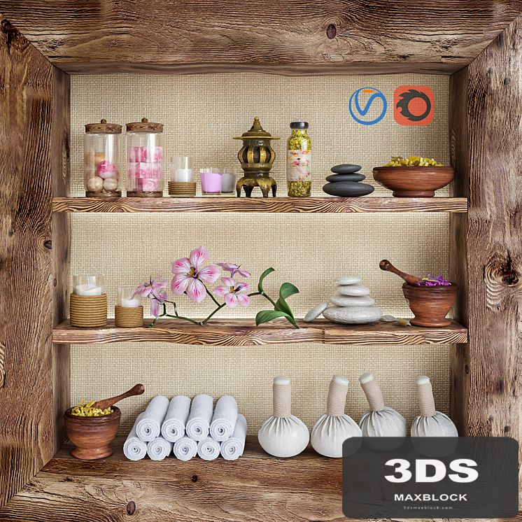 Set for spa and bathroom 1