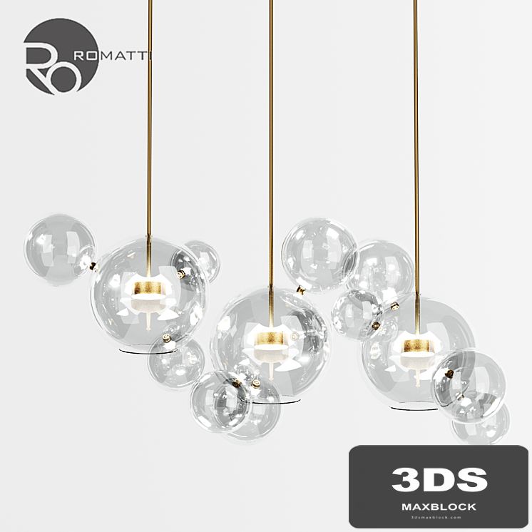 Pendant lamp Romatti Bolle by Giopato &amp; Coombes