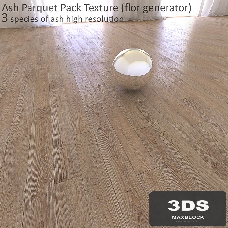 Parquet, ash - 3 types (MultiTexture + FloorGenerator)