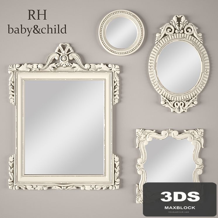 VINTAGE HAND-CARVED MIRRORS