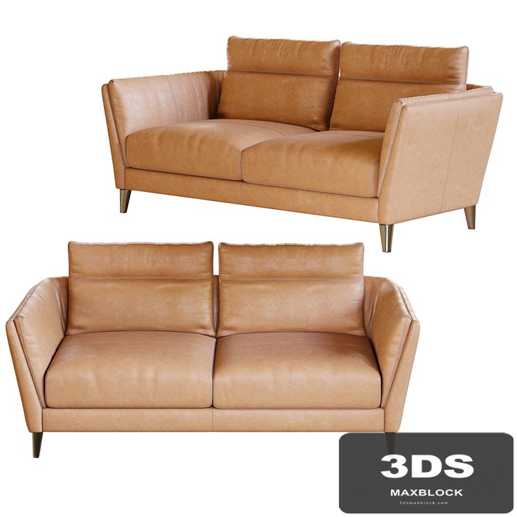 Bretagne 2 seater sofa by Poltrona Frau