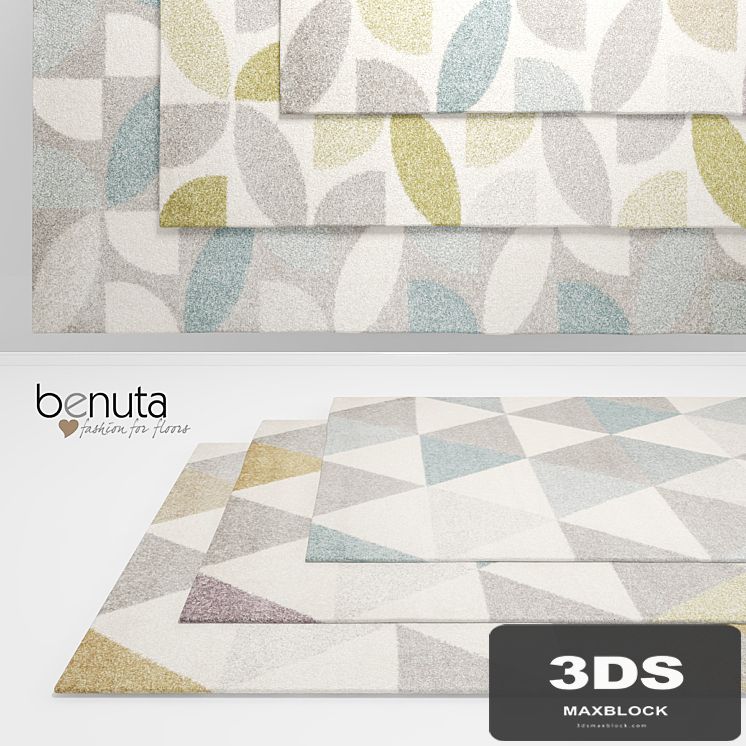 Benuta Pastel Geomet and Mosaik Rugs