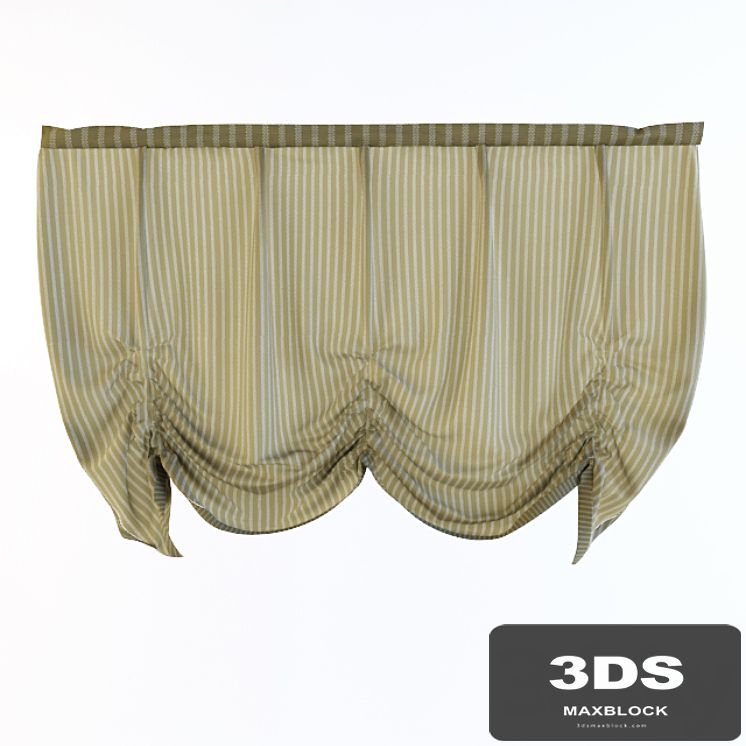 Roman blind. Draped