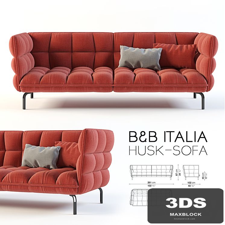 B &amp; B ITALIA HUSK SOFA