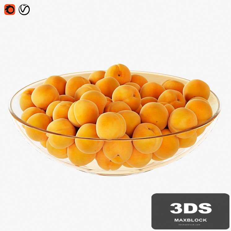 Apricots in a vase