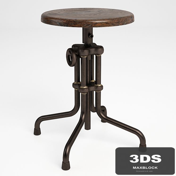 GRAMERCY HOME - ISAAC COUNTER LOW STOOL 445.002B