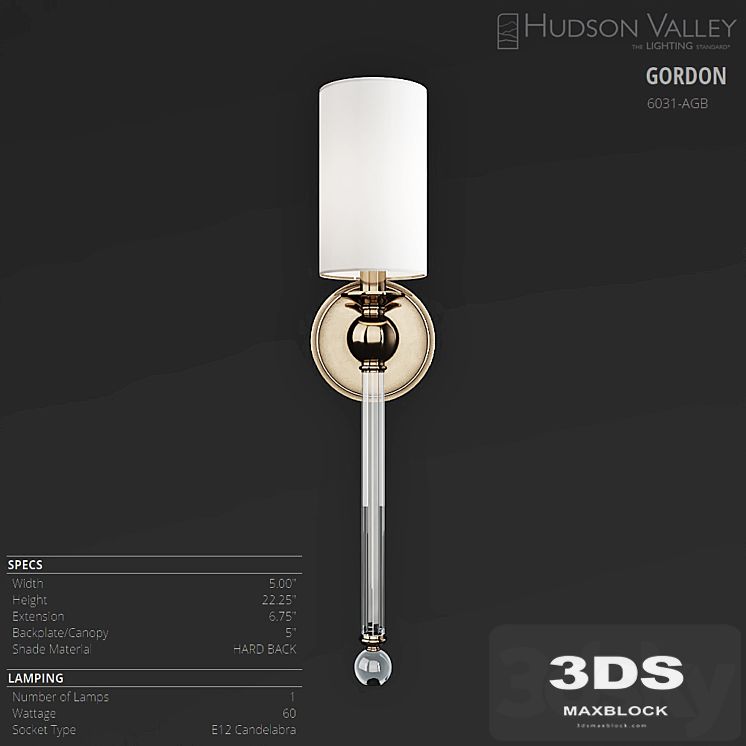 Hudson Valley Gordon 6031-AGB