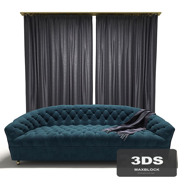 Tufted Classic Style Sofa