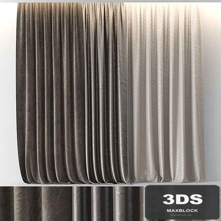 BROWN VELOUR CURTAINS