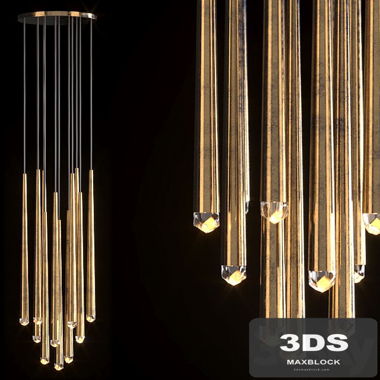 Suspension Restoration Hardware Aquitane Round chandelier 18