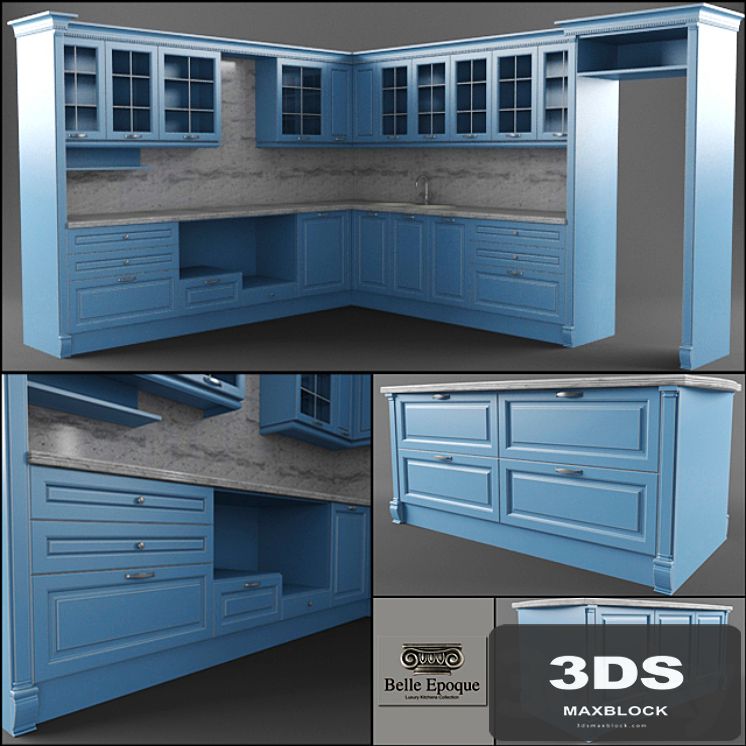 Belle-Epoque + Kitchen Island
