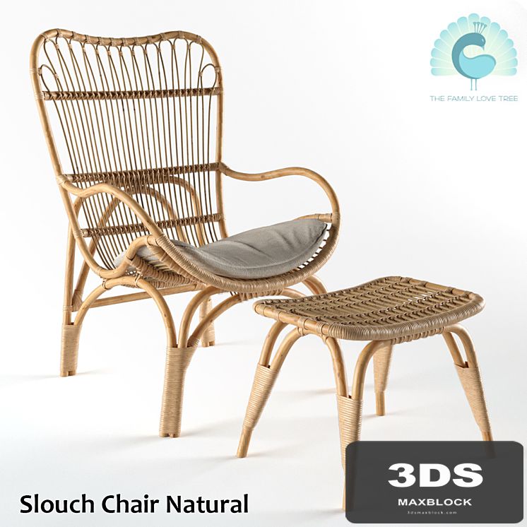 The Family Love Tree Slouch Chair Natural