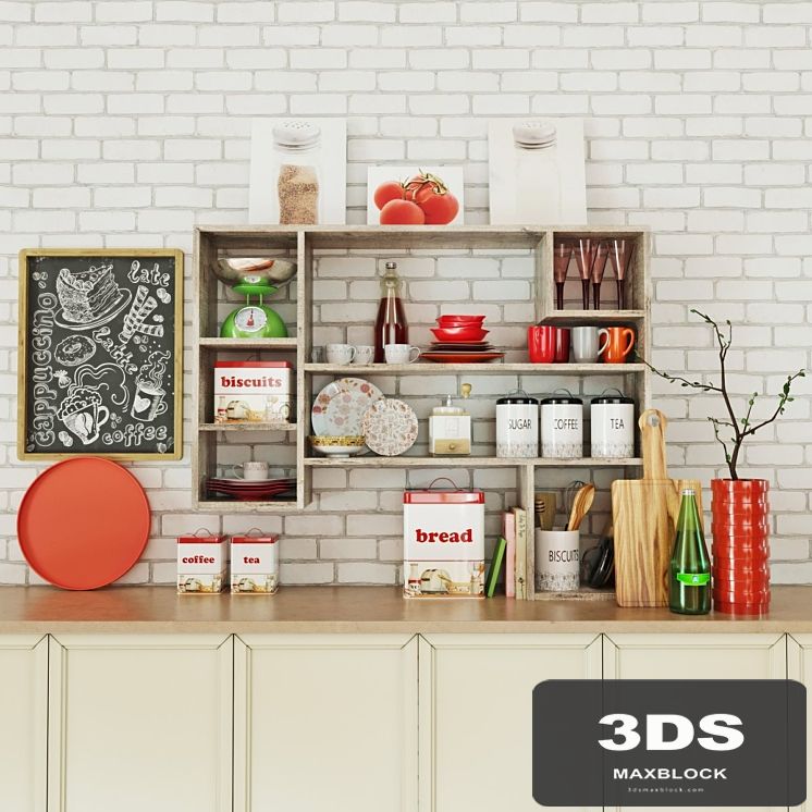 Kitchen set decor