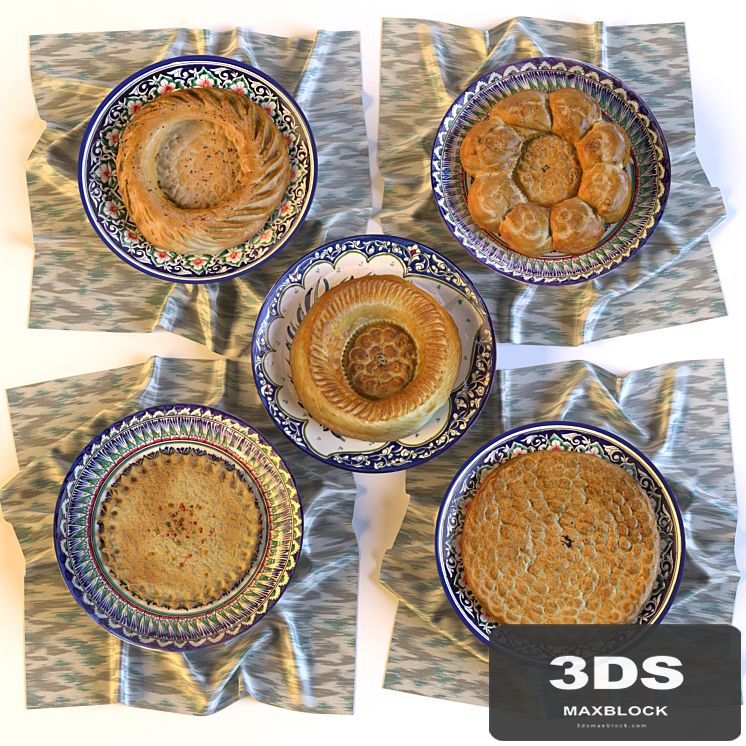 Eastern Bread (Uzbek Flat Cakes)