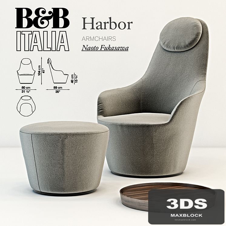 B&B Italia Harbor armchair 2017
