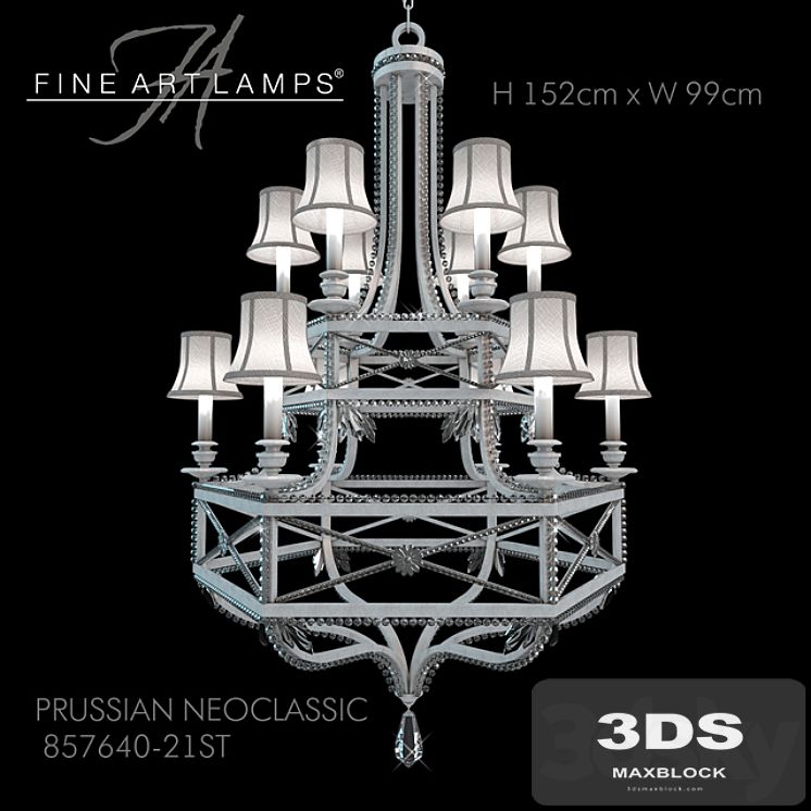 Chandelier PRUSSIAN NEOCLASSIC 857640-21ST